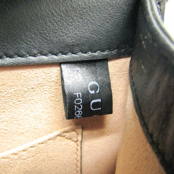 GUCCI Black Leather Sylvie Shoulder Bag - Picture 12 of 12